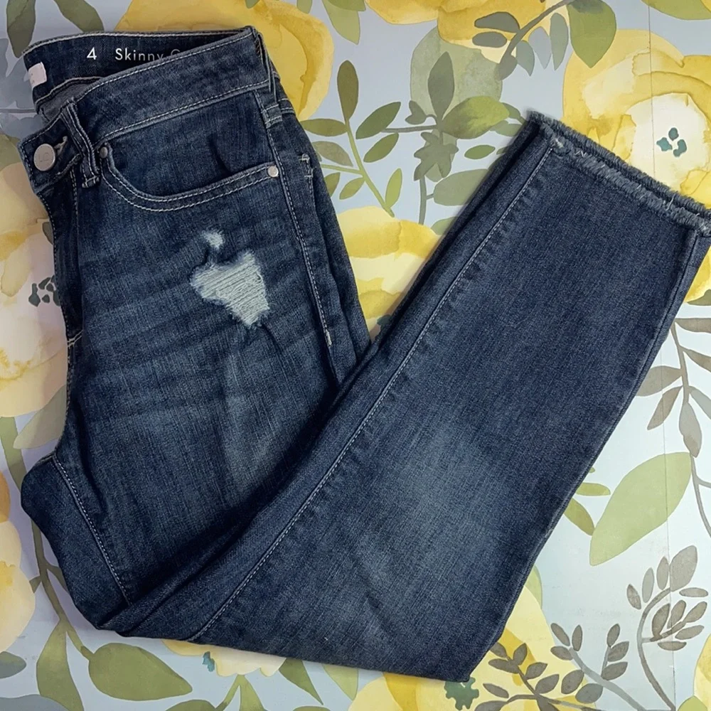 🔥 SALE Lauren Conrad Skinny Capri Denim Jeans | Size 4